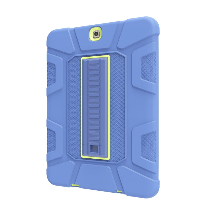 For Samsung Galaxy Tab S2 9.7 T810 C5 Four Corners Shockproof Silicone + PC Protective Case with Holder