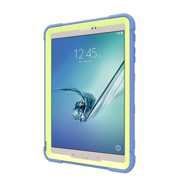 For Samsung Galaxy Tab S2 9.7 T810 C5 Four Corners Shockproof Silicone + PC Protective Case with Holder