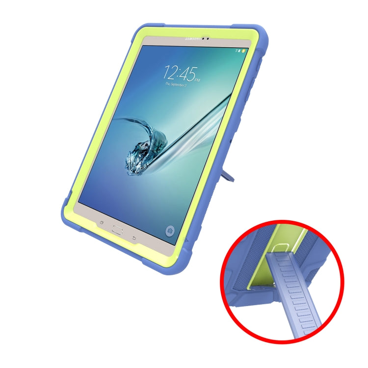 For Samsung Galaxy Tab S2 9.7 T810 C5 Four Corners Shockproof Silicone + PC Protective Case with Holder