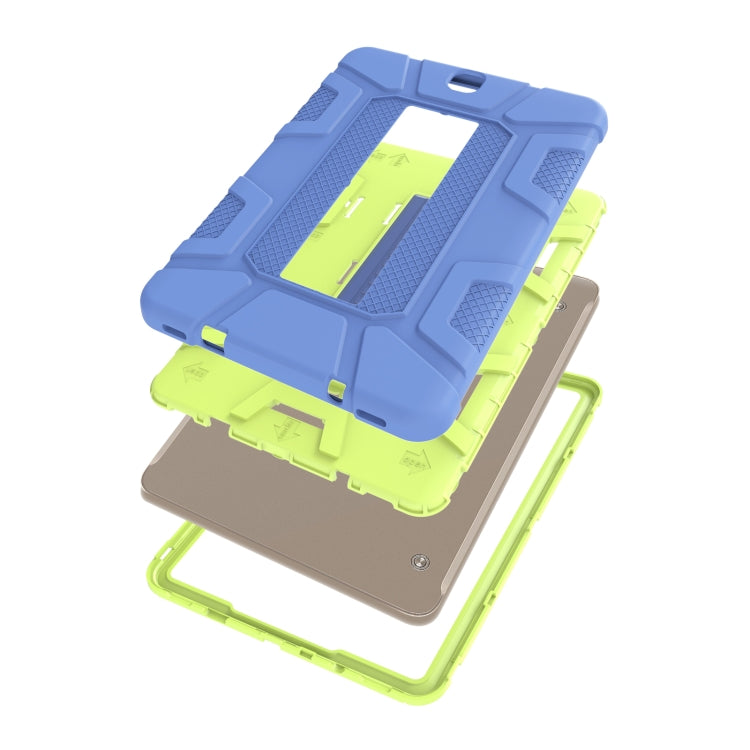 For Samsung Galaxy Tab S2 9.7 T810 C5 Four Corners Shockproof Silicone + PC Protective Case with Holder