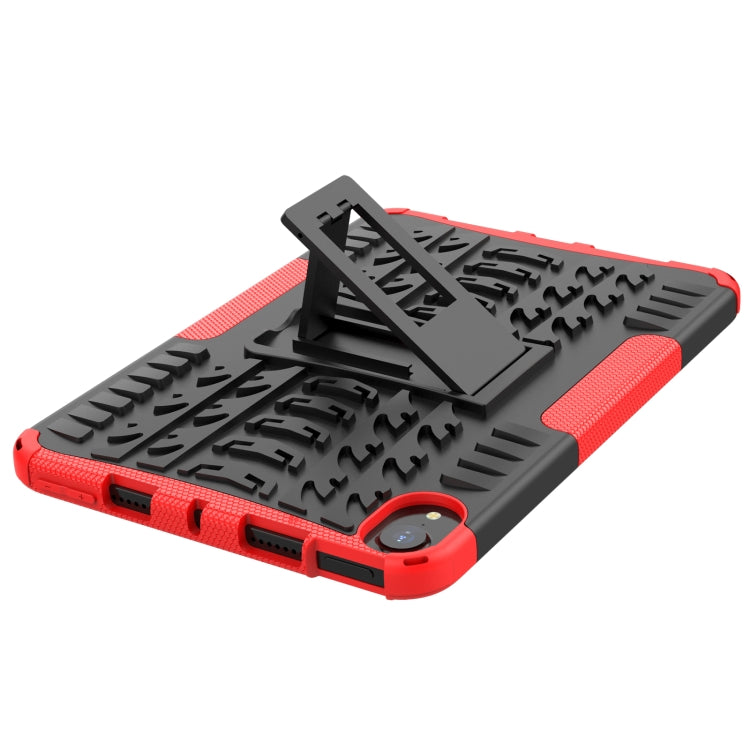 For iPad mini 6 Tire Texture TPU + PC Shockproof Tablet Case with Holder