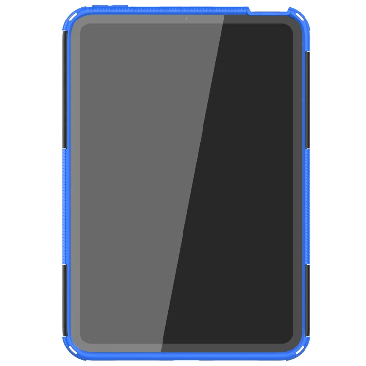 For iPad mini 6 Tire Texture TPU + PC Shockproof Tablet Case with Holder