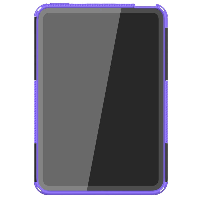 For iPad mini 6 Tire Texture TPU + PC Shockproof Tablet Case with Holder