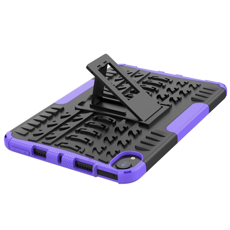 For iPad mini 6 Tire Texture TPU + PC Shockproof Tablet Case with Holder