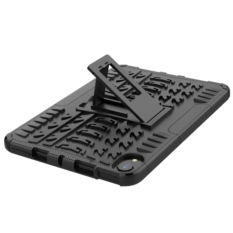 For iPad mini 6 Tire Texture TPU + PC Shockproof Tablet Case with Holder