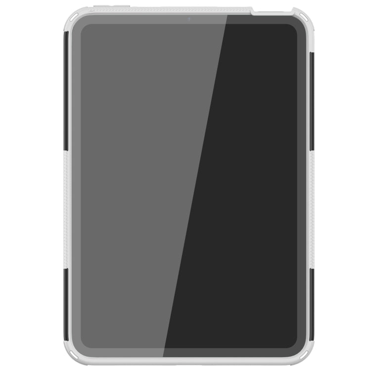 For iPad mini 6 Tire Texture TPU + PC Shockproof Tablet Case with Holder