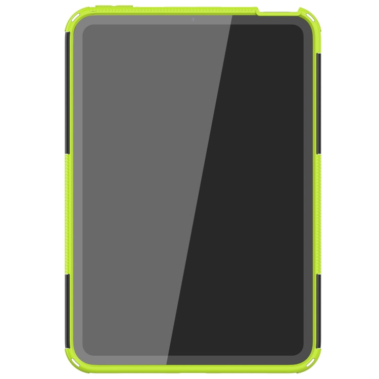 For iPad mini 6 Tire Texture TPU + PC Shockproof Tablet Case with Holder