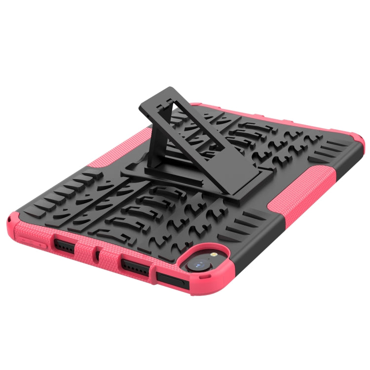 For iPad mini 6 Tire Texture TPU + PC Shockproof Tablet Case with Holder