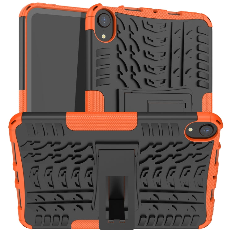 For iPad mini 6 Tire Texture TPU + PC Shockproof Tablet Case with Holder