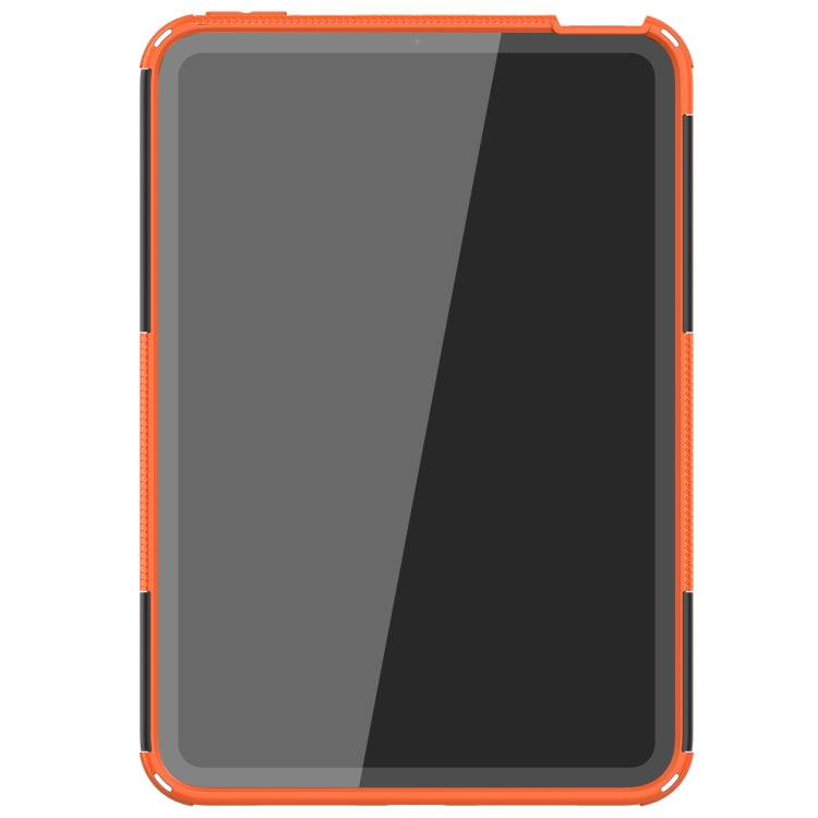 For iPad mini 6 Tire Texture TPU + PC Shockproof Tablet Case with Holder
