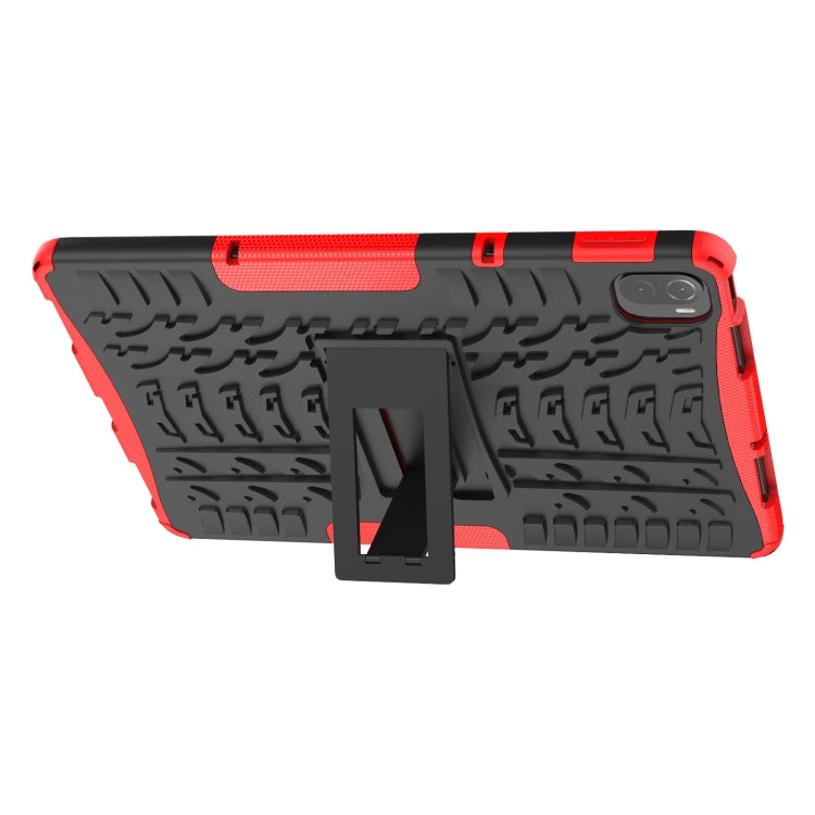 Tire Texture TPU + PC Shockproof Case with Holder For Xiaomi Pad 5 / 5 Pro