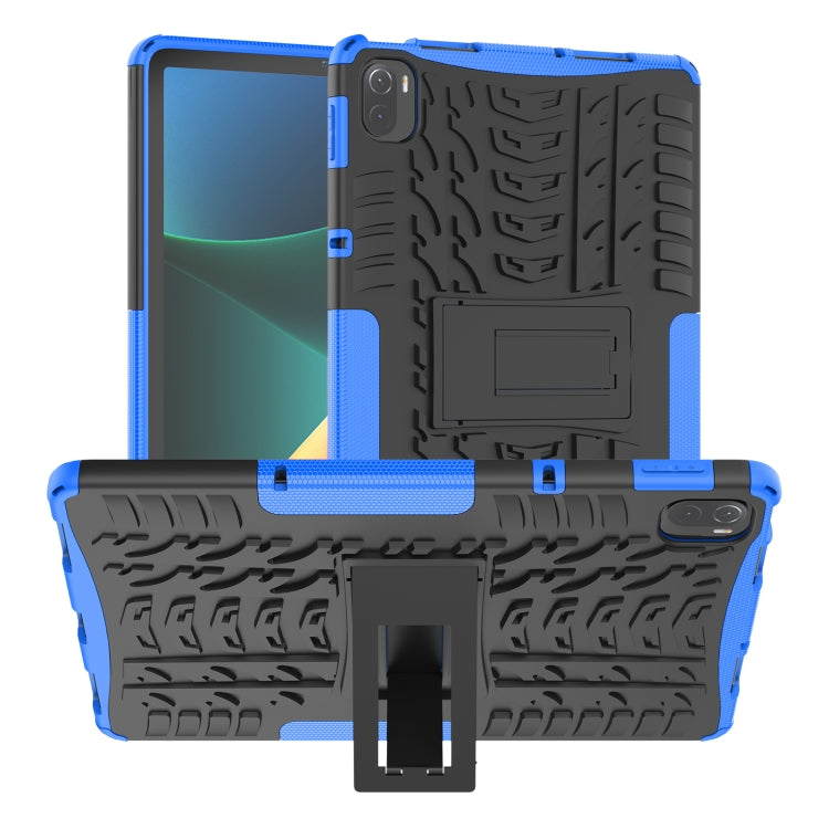Tire Texture TPU + PC Shockproof Case with Holder For Xiaomi Pad 5 / 5 Pro