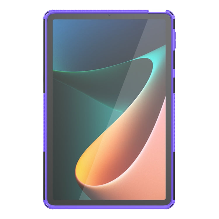 Tire Texture TPU + PC Shockproof Case with Holder For Xiaomi Pad 5 / 5 Pro