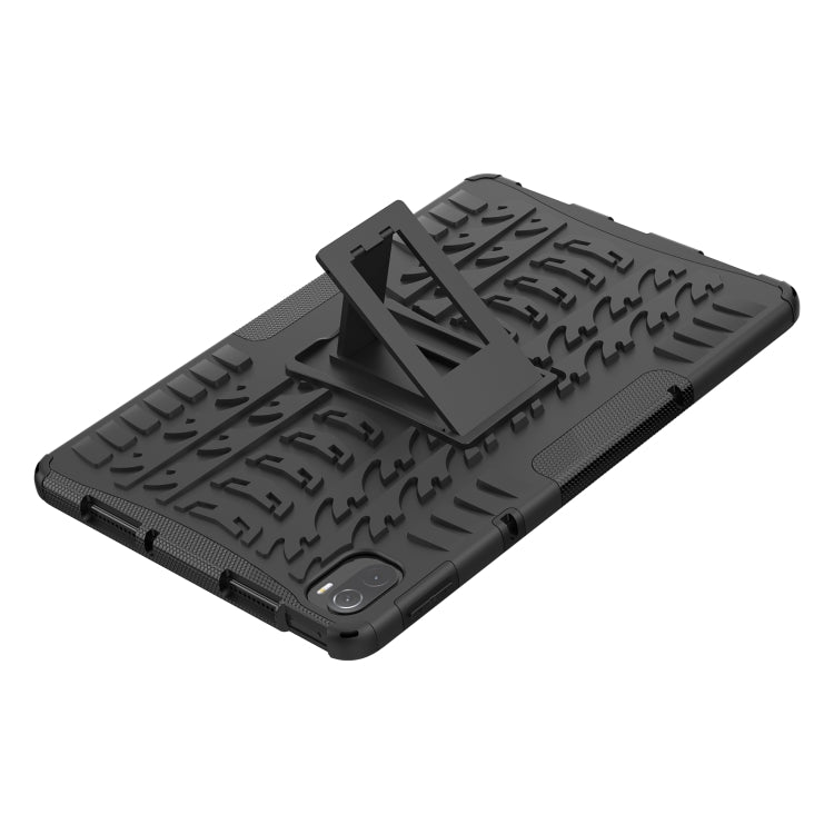 Tire Texture TPU + PC Shockproof Case with Holder For Xiaomi Pad 5 / 5 Pro