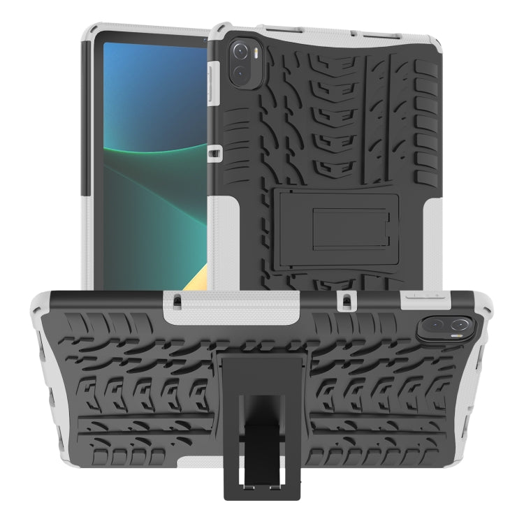 Tire Texture TPU + PC Shockproof Case with Holder For Xiaomi Pad 5 / 5 Pro