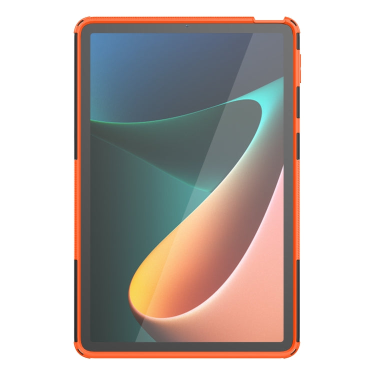 Tire Texture TPU + PC Shockproof Case with Holder For Xiaomi Pad 5 / 5 Pro