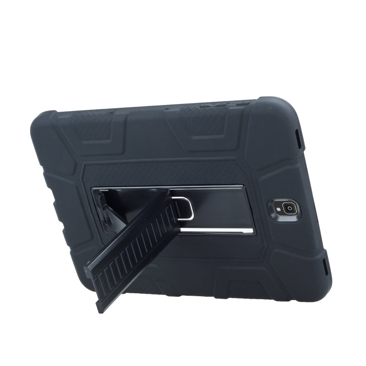 For Samsung Galaxy Tab S3 9.7 T820 C5 Four Corners Shockproof Silicone + PC Protective Case with Holder