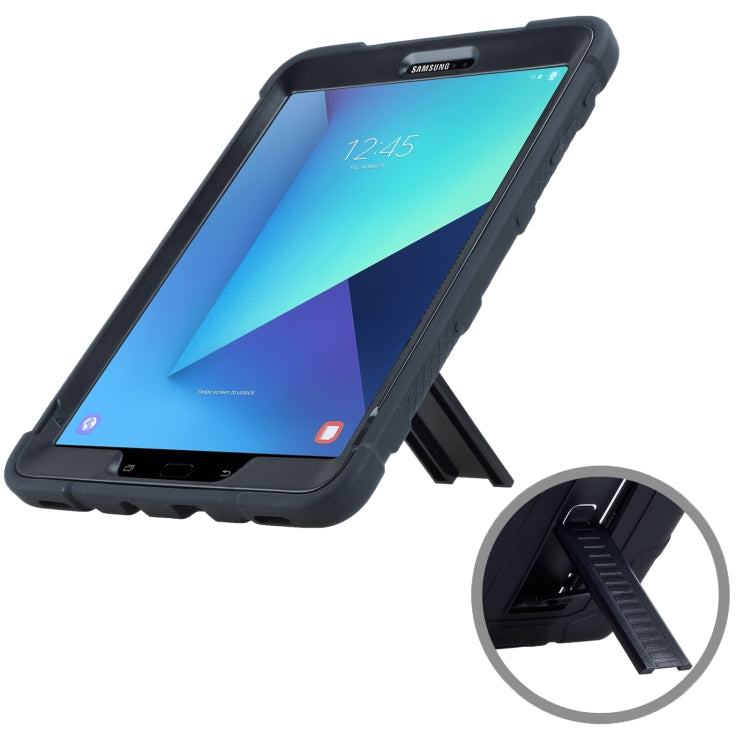 For Samsung Galaxy Tab S3 9.7 T820 C5 Four Corners Shockproof Silicone + PC Protective Case with Holder
