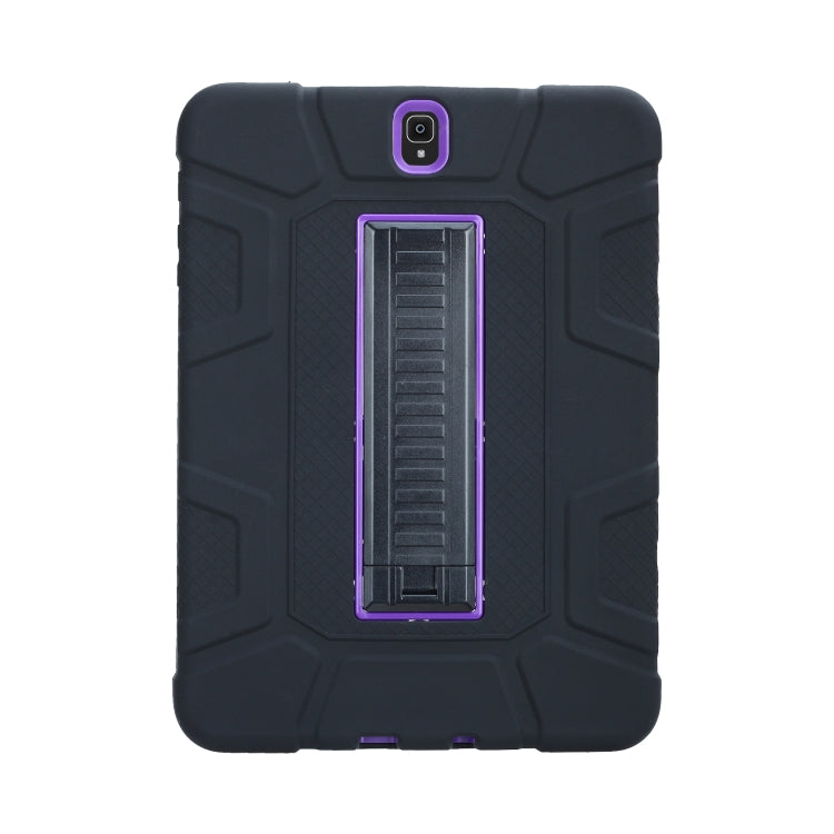 For Samsung Galaxy Tab S3 9.7 T820 C5 Four Corners Shockproof Silicone + PC Protective Case with Holder