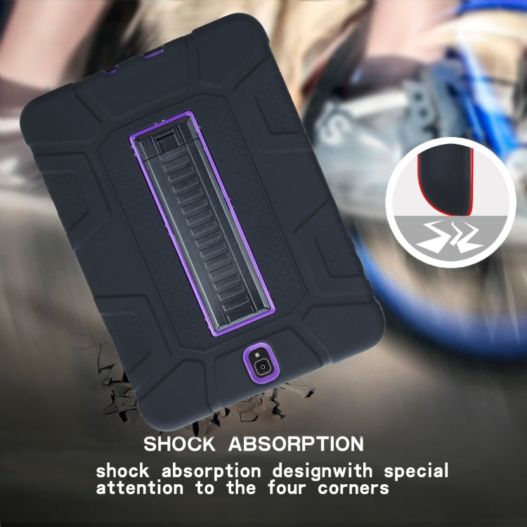 For Samsung Galaxy Tab S3 9.7 T820 C5 Four Corners Shockproof Silicone + PC Protective Case with Holder