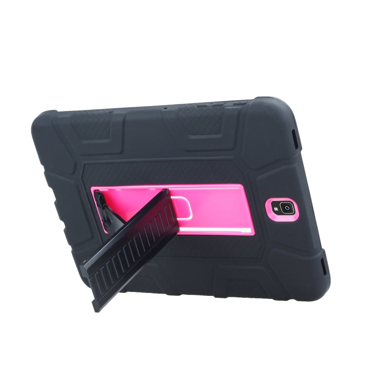 For Samsung Galaxy Tab S3 9.7 T820 C5 Four Corners Shockproof Silicone + PC Protective Case with Holder