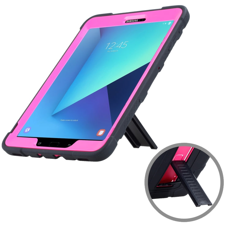 For Samsung Galaxy Tab S3 9.7 T820 C5 Four Corners Shockproof Silicone + PC Protective Case with Holder