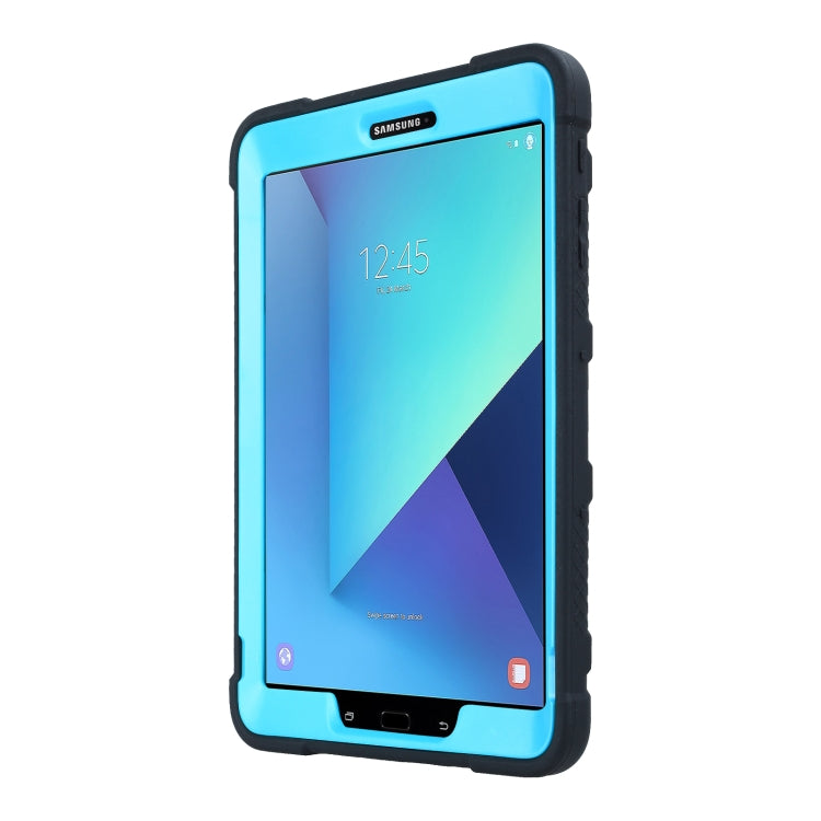 For Samsung Galaxy Tab S3 9.7 T820 C5 Four Corners Shockproof Silicone + PC Protective Case with Holder