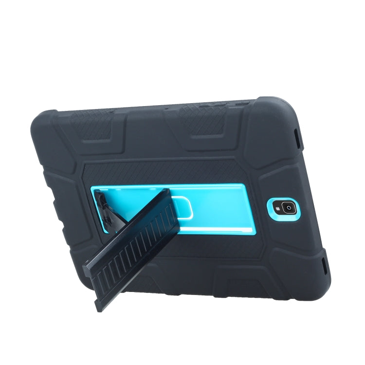 For Samsung Galaxy Tab S3 9.7 T820 C5 Four Corners Shockproof Silicone + PC Protective Case with Holder