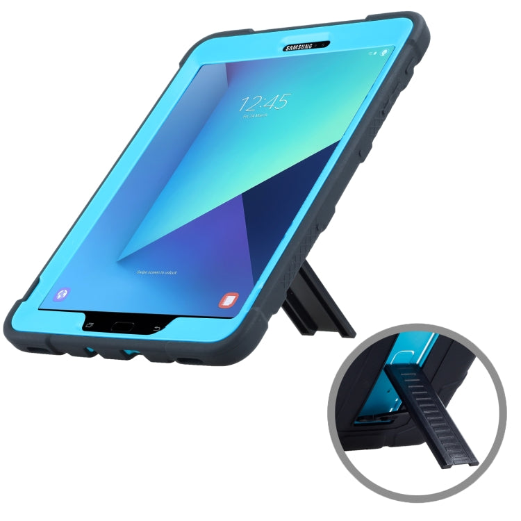 For Samsung Galaxy Tab S3 9.7 T820 C5 Four Corners Shockproof Silicone + PC Protective Case with Holder