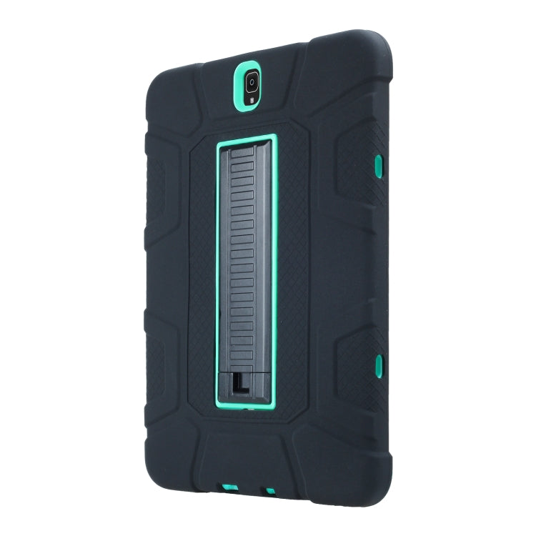 For Samsung Galaxy Tab S3 9.7 T820 C5 Four Corners Shockproof Silicone + PC Protective Case with Holder