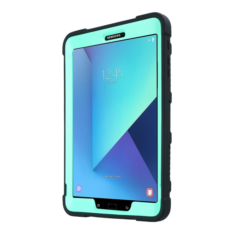 For Samsung Galaxy Tab S3 9.7 T820 C5 Four Corners Shockproof Silicone + PC Protective Case with Holder