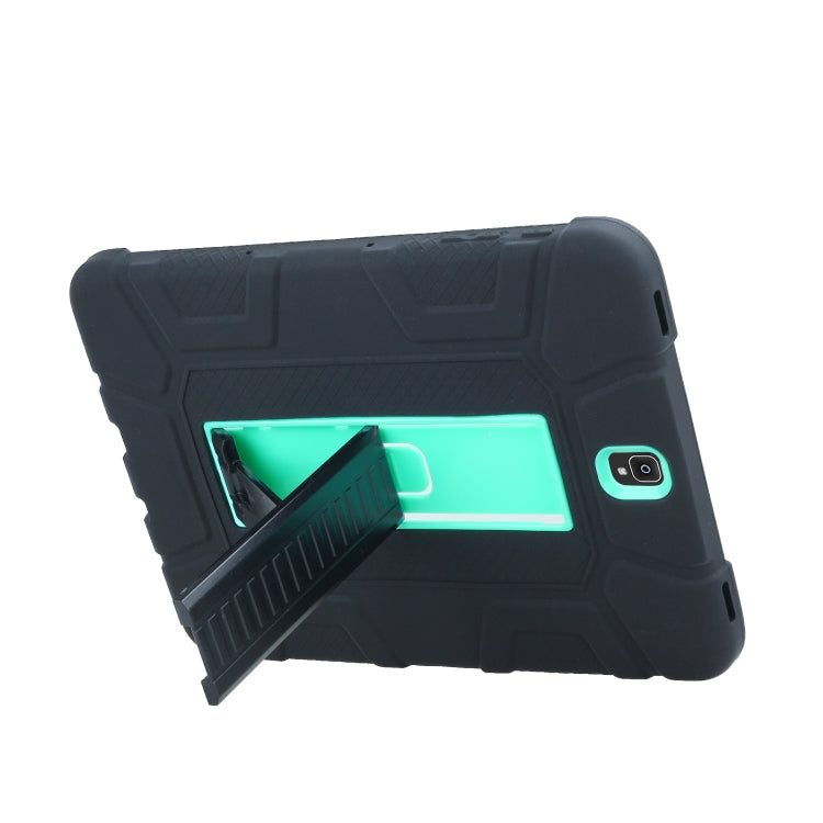 For Samsung Galaxy Tab S3 9.7 T820 C5 Four Corners Shockproof Silicone + PC Protective Case with Holder