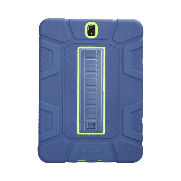 For Samsung Galaxy Tab S3 9.7 T820 C5 Four Corners Shockproof Silicone + PC Protective Case with Holder