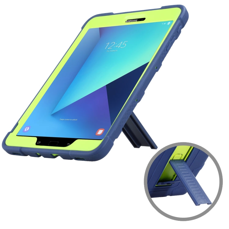 For Samsung Galaxy Tab S3 9.7 T820 C5 Four Corners Shockproof Silicone + PC Protective Case with Holder