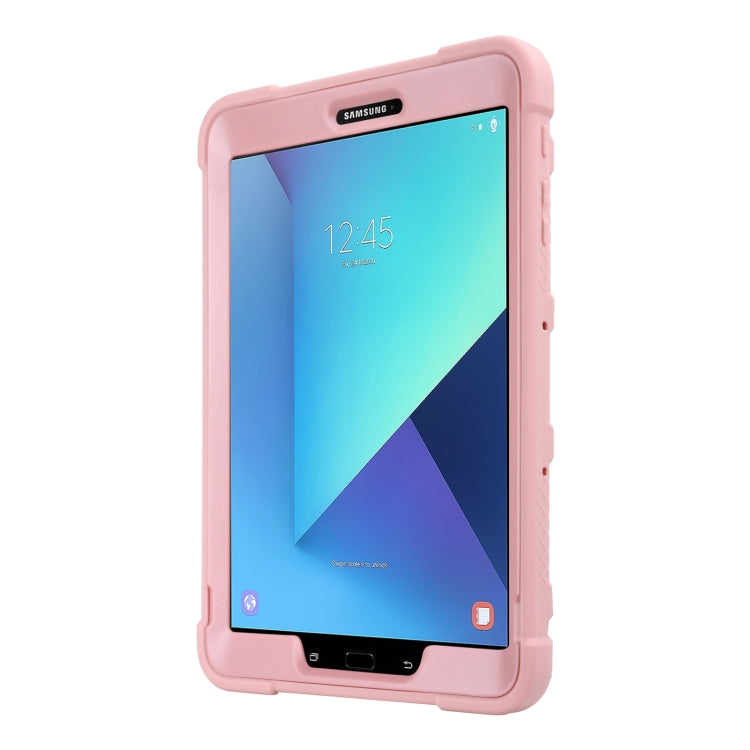 For Samsung Galaxy Tab S3 9.7 T820 C5 Four Corners Shockproof Silicone + PC Protective Case with Holder