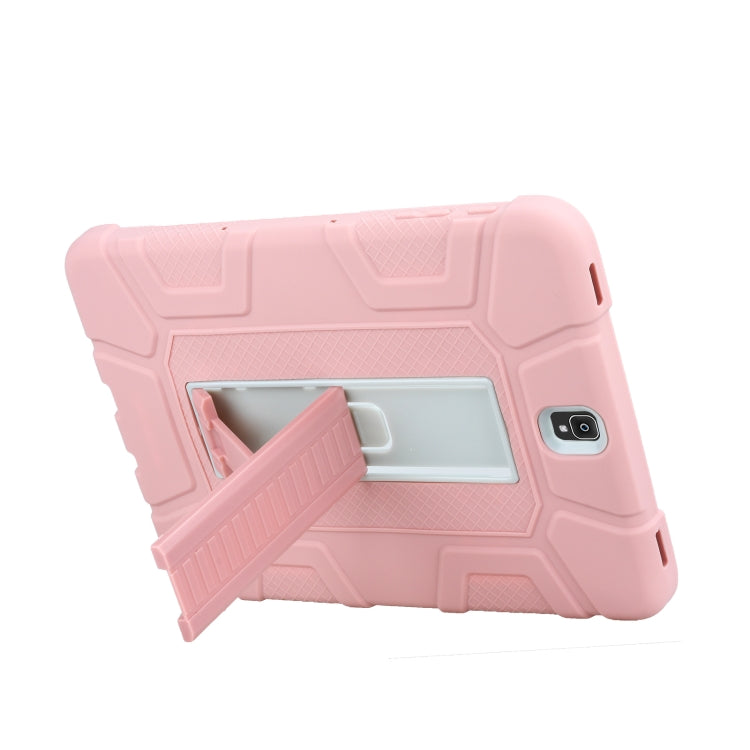For Samsung Galaxy Tab S3 9.7 T820 C5 Four Corners Shockproof Silicone + PC Protective Case with Holder