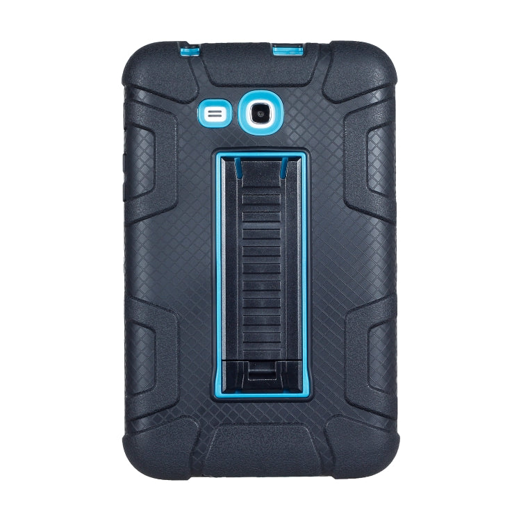 For Samsung Galaxy Tab E 7.0 T110 C5 Four Corners Shockproof Silicone + PC Protective Case with Holder