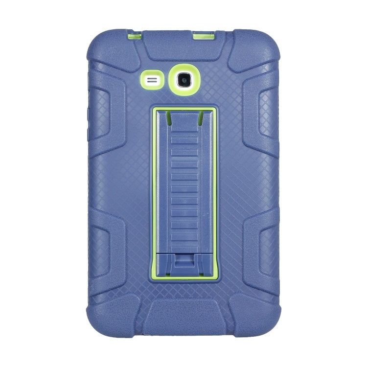 For Samsung Galaxy Tab E 7.0 T110 C5 Four Corners Shockproof Silicone + PC Protective Case with Holder