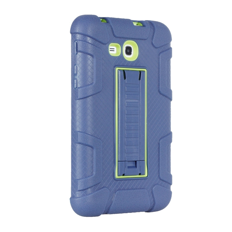 For Samsung Galaxy Tab E 7.0 T110 C5 Four Corners Shockproof Silicone + PC Protective Case with Holder