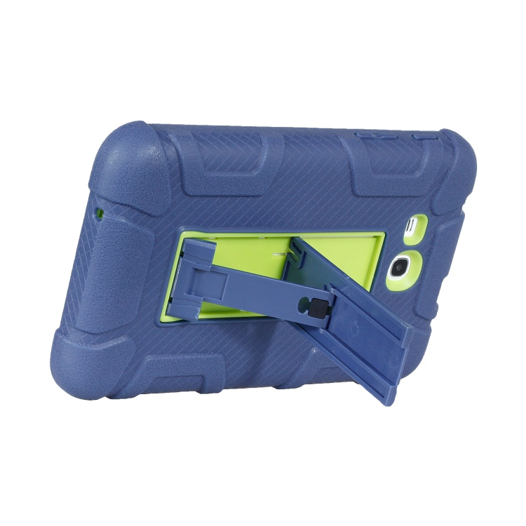 For Samsung Galaxy Tab E 7.0 T110 C5 Four Corners Shockproof Silicone + PC Protective Case with Holder