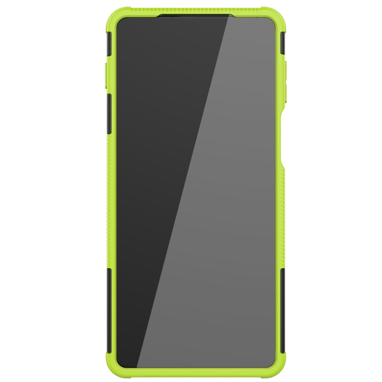 For Motorola Edge 20 Pro Tire Texture Shockproof TPU+PC Protective Case with Holder