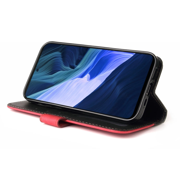 For Infinix Note 10 Business Stitching-Color Horizontal Flip PU Leather Case with Holder & Card Slots & Photo Frame