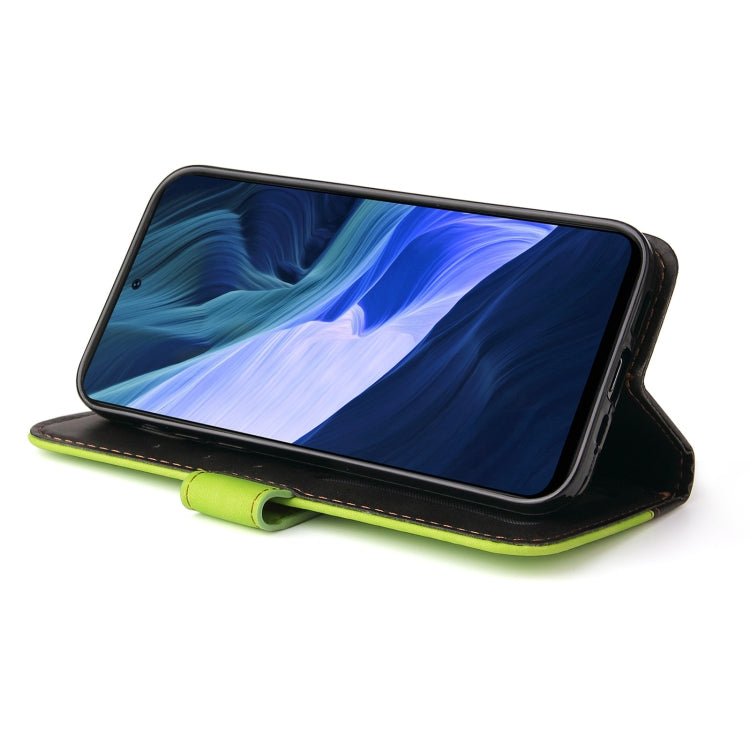 For Infinix Note 10 Business Stitching-Color Horizontal Flip PU Leather Case with Holder & Card Slots & Photo Frame