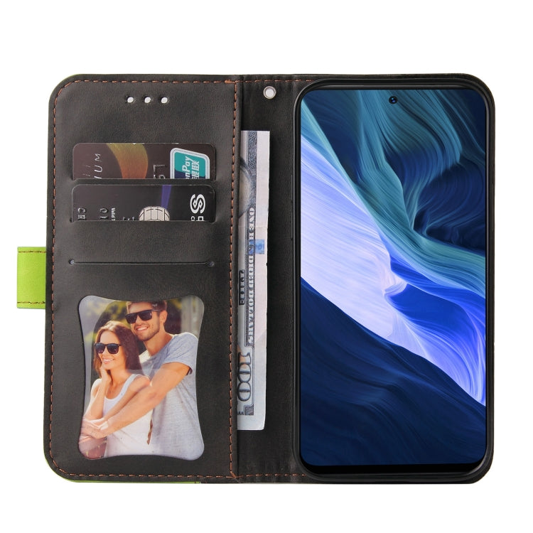 For Infinix Note 10 Business Stitching-Color Horizontal Flip PU Leather Case with Holder & Card Slots & Photo Frame