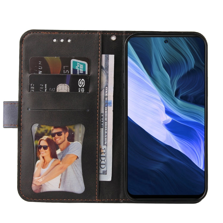 For Infinix Note 10 Business Stitching-Color Horizontal Flip PU Leather Case with Holder & Card Slots & Photo Frame