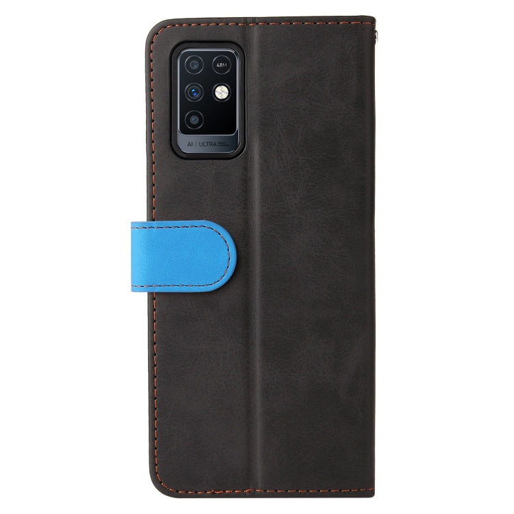 For Infinix Note 10 Business Stitching-Color Horizontal Flip PU Leather Case with Holder & Card Slots & Photo Frame