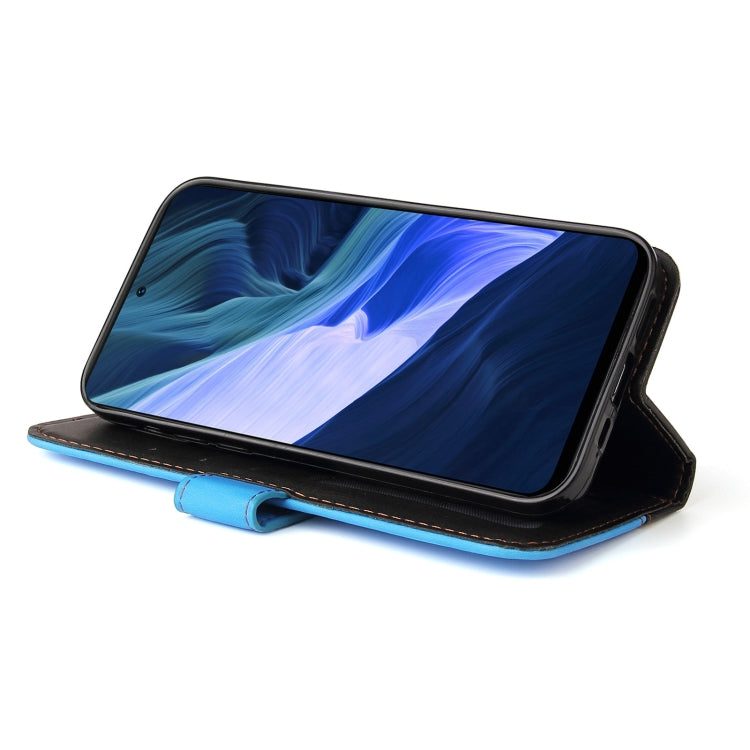For Infinix Note 10 Business Stitching-Color Horizontal Flip PU Leather Case with Holder & Card Slots & Photo Frame