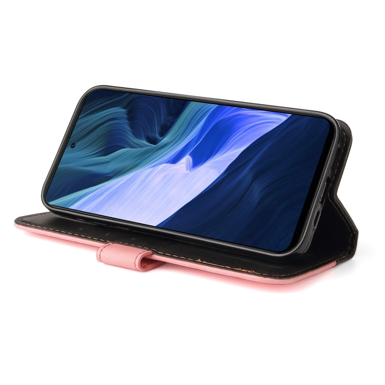 For Infinix Note 10 Business Stitching-Color Horizontal Flip PU Leather Case with Holder & Card Slots & Photo Frame