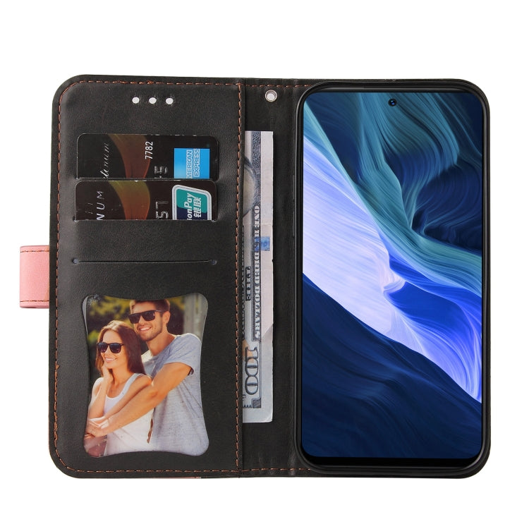 For Infinix Note 10 Business Stitching-Color Horizontal Flip PU Leather Case with Holder & Card Slots & Photo Frame
