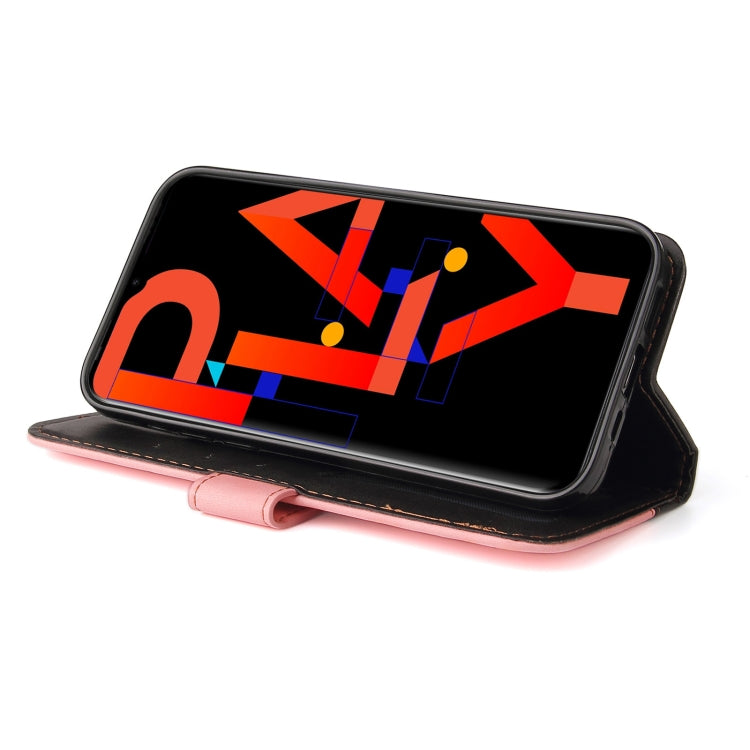 For Infinix Hot 10 Play Business Stitching-Color Horizontal Flip PU Leather Case with Holder & Card Slots & Photo Frame